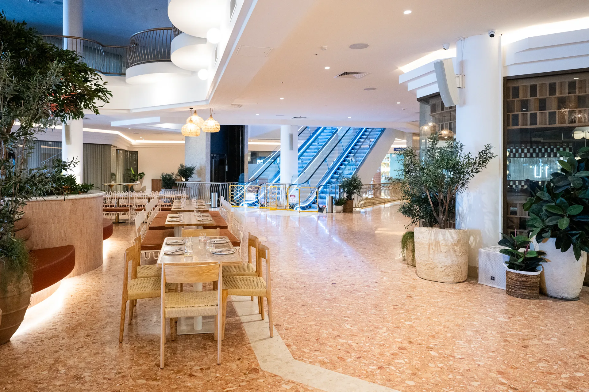 A busy venue precinct covered by iSecure cameras