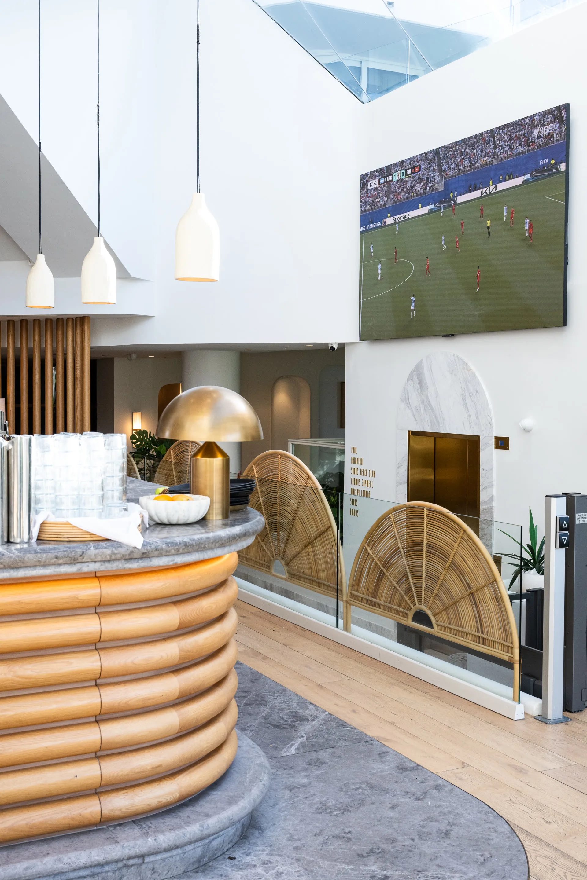 A hospitality venue covered by iSecure cameras